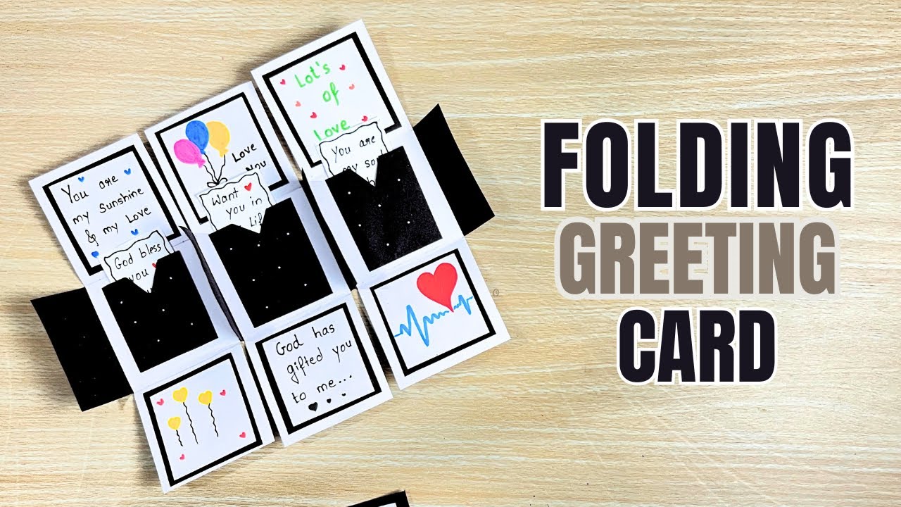 How to Make Block Type Greeting Card | Handmade Gift Box Card