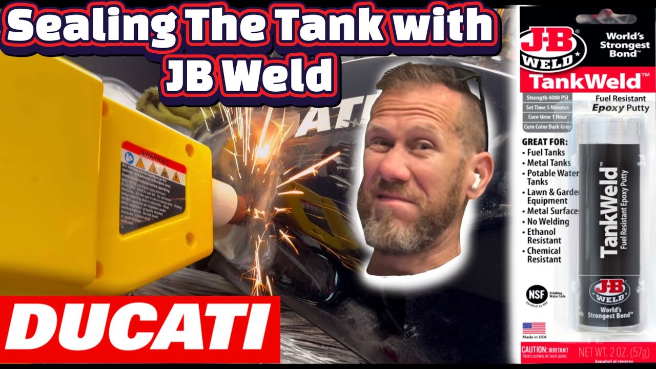 Monster 900: Можно ли запечатать топливный бак с помощью JB Weld?