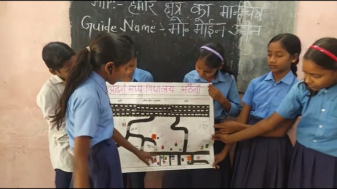 PROJECT BASED LEARNING CLAAS-7TH( हमारे क्षेत्र का मानचित्र )