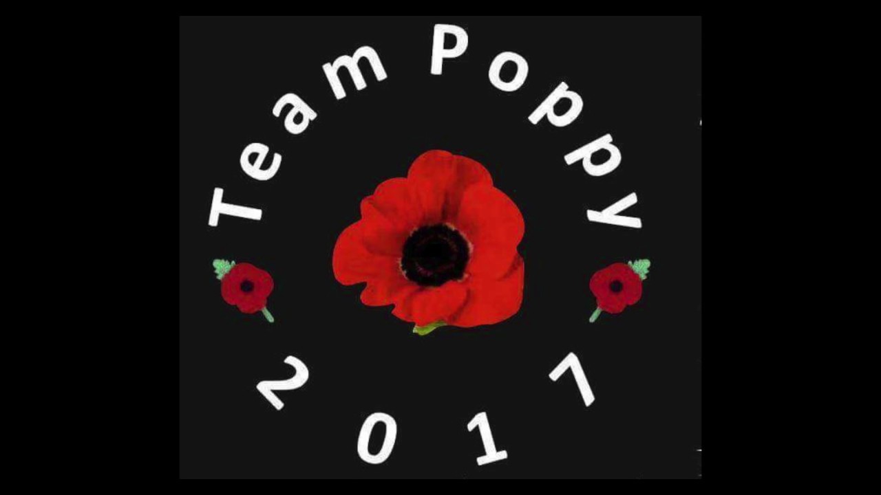 Team Poppy 2017 and West Cornforth from 80 metres