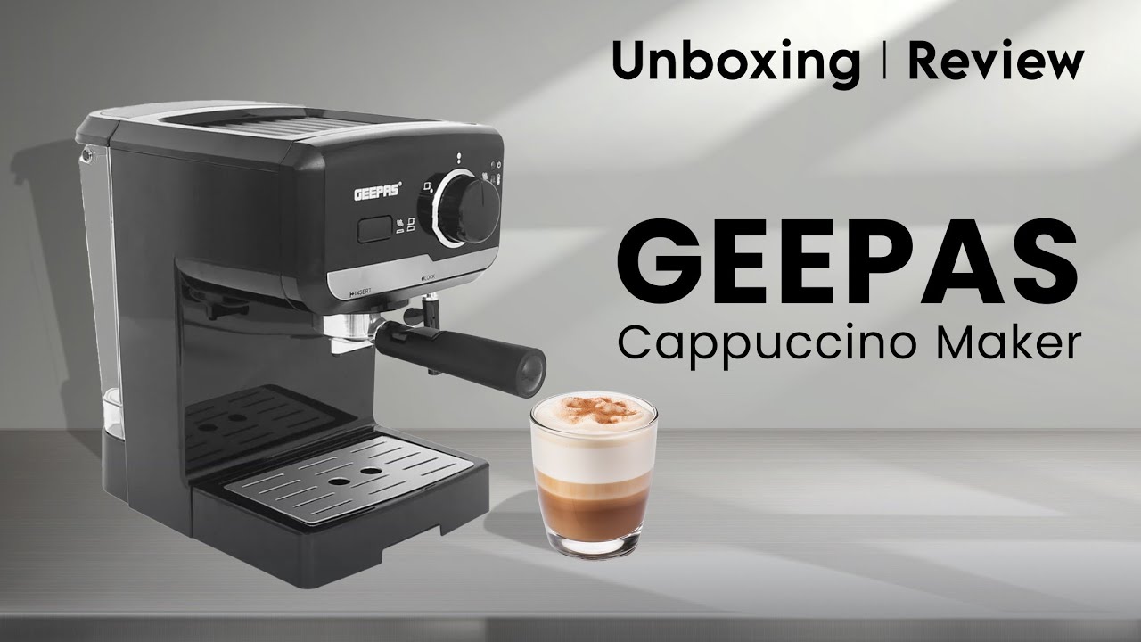 How to make coffee and programme the setting menu with: GEEPAS espresso machine