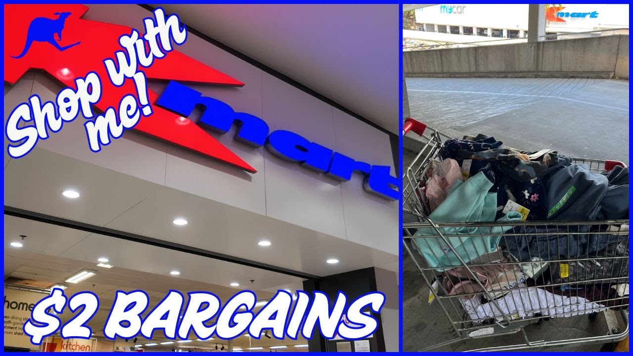 Bargain shopping at Kmart AUSTRALIA | $2, $3, $5 clothing items for the whole family & Xmas is here!
