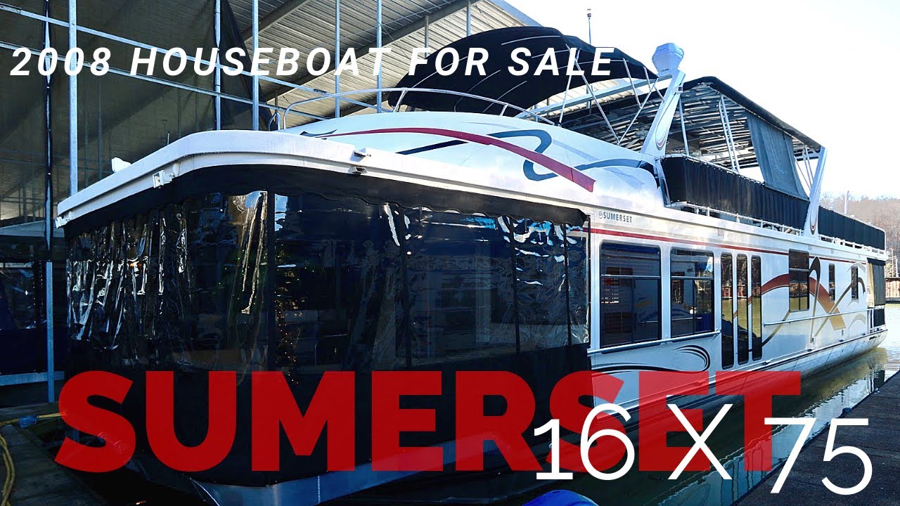 Houseboat for Sale, Houseboats Buy Terry, 2008 Sumerset 16 x 77