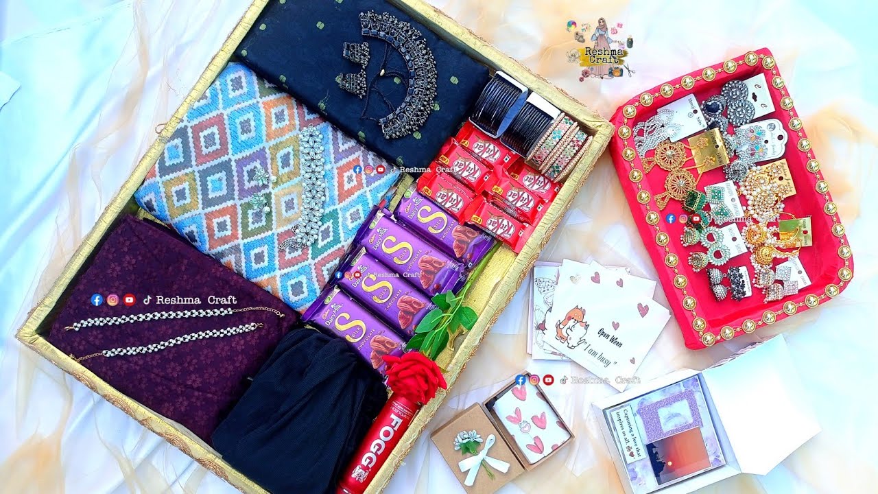 Birthday Gift For WIFE || Gift Combo Idea || Handmade Gift Box For Girlfriend || DIY Gift Box