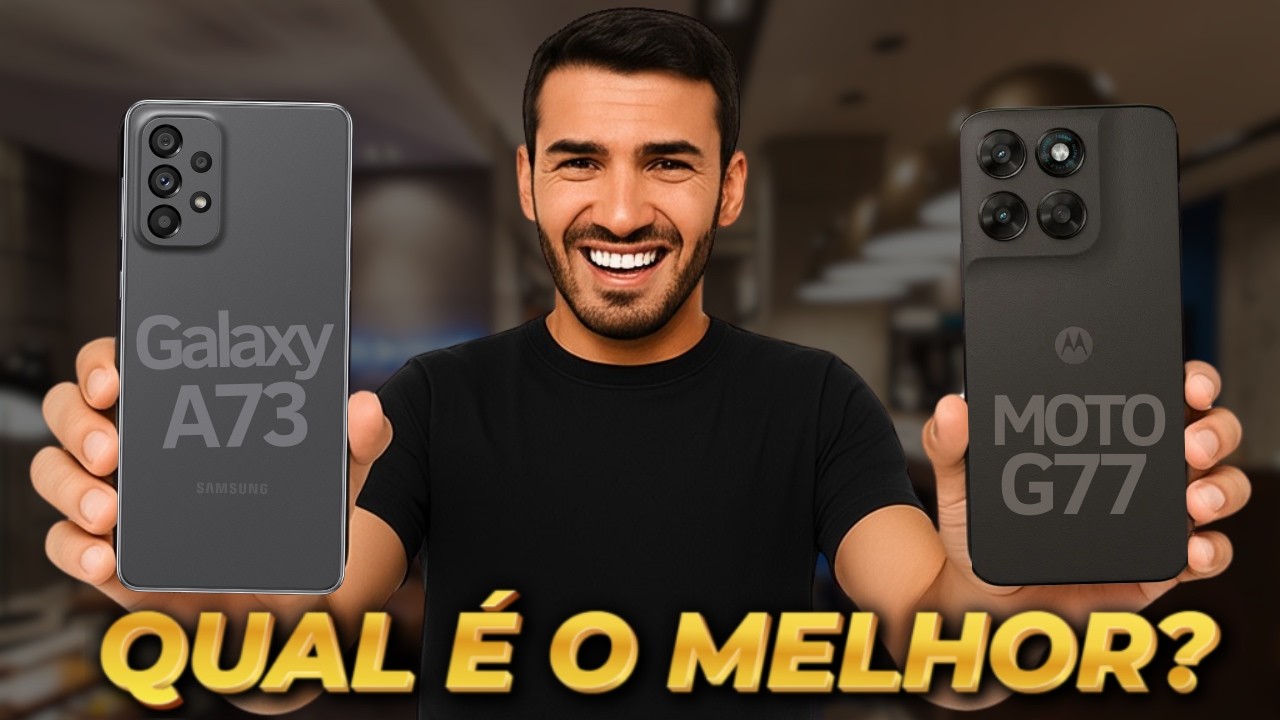 Galaxy A73 vs Moto G77 Qual é o MELHOR? (Comparativo)