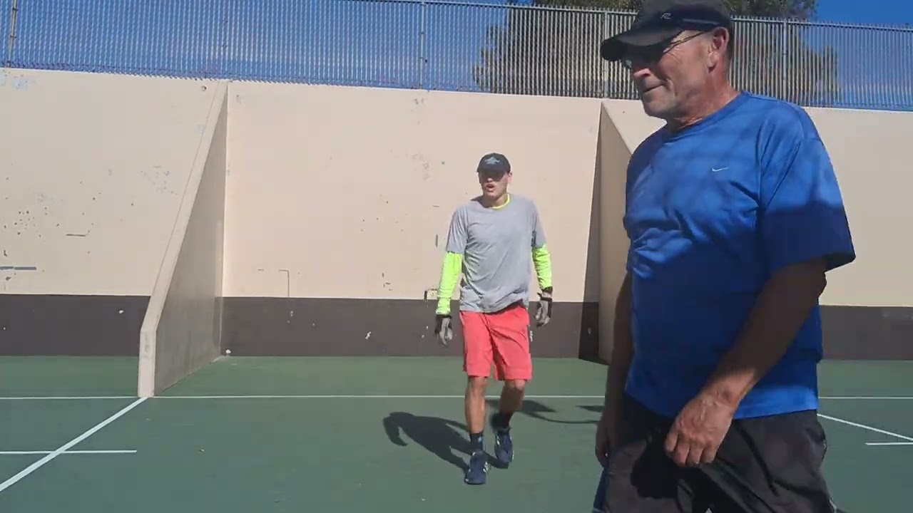 Erik Painter handball vs racquetball player robb field handball tournament 2nd game 
