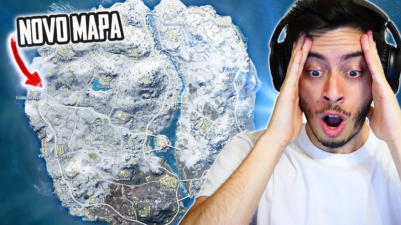 NOVO MAPA DE NEVE É SENSACIONAL! - PUBG