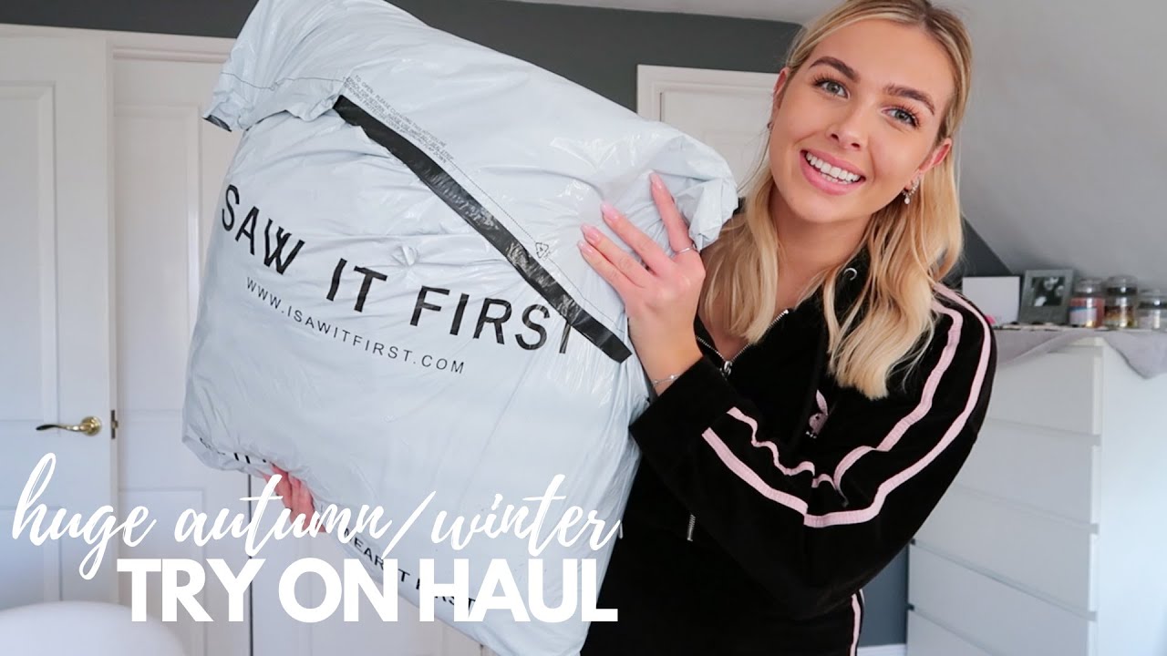 HUGE £360 I SAW IT FIRST AUTUMN WINTER TRY ON HAUL | Georgie Palmer