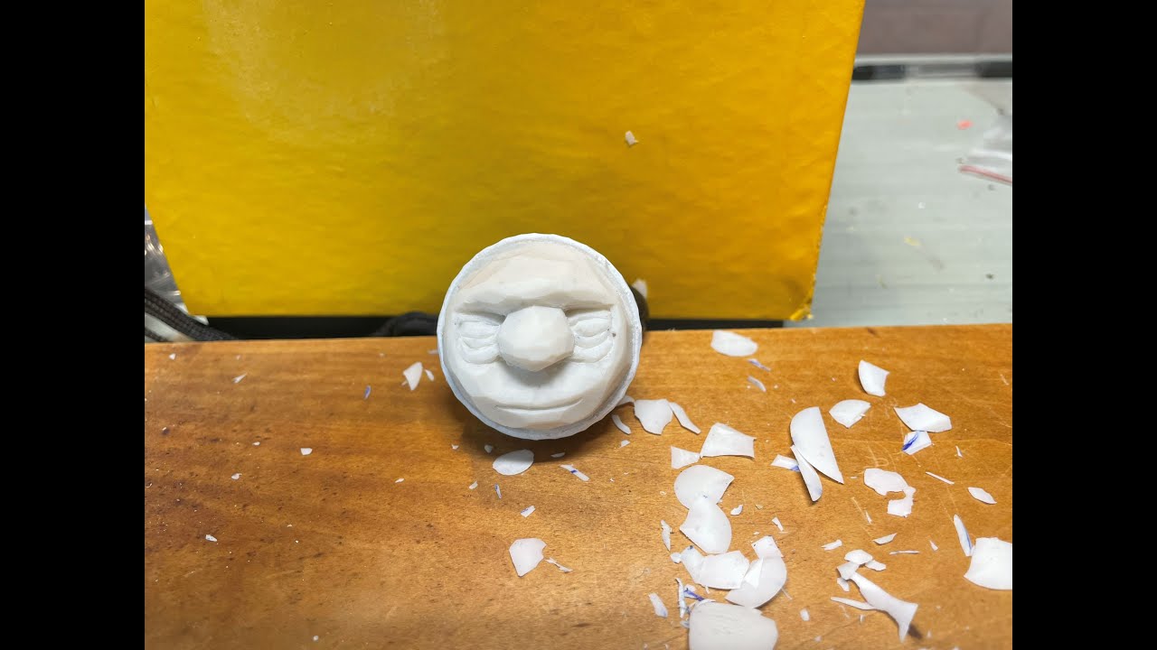 Golf Ball Guy (Eye Carving)
