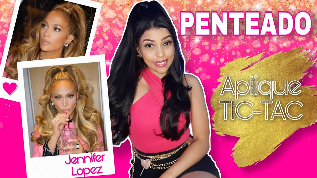 PENTEADO JENNIFER LOPEZ com APLIQUE TIC-TAC