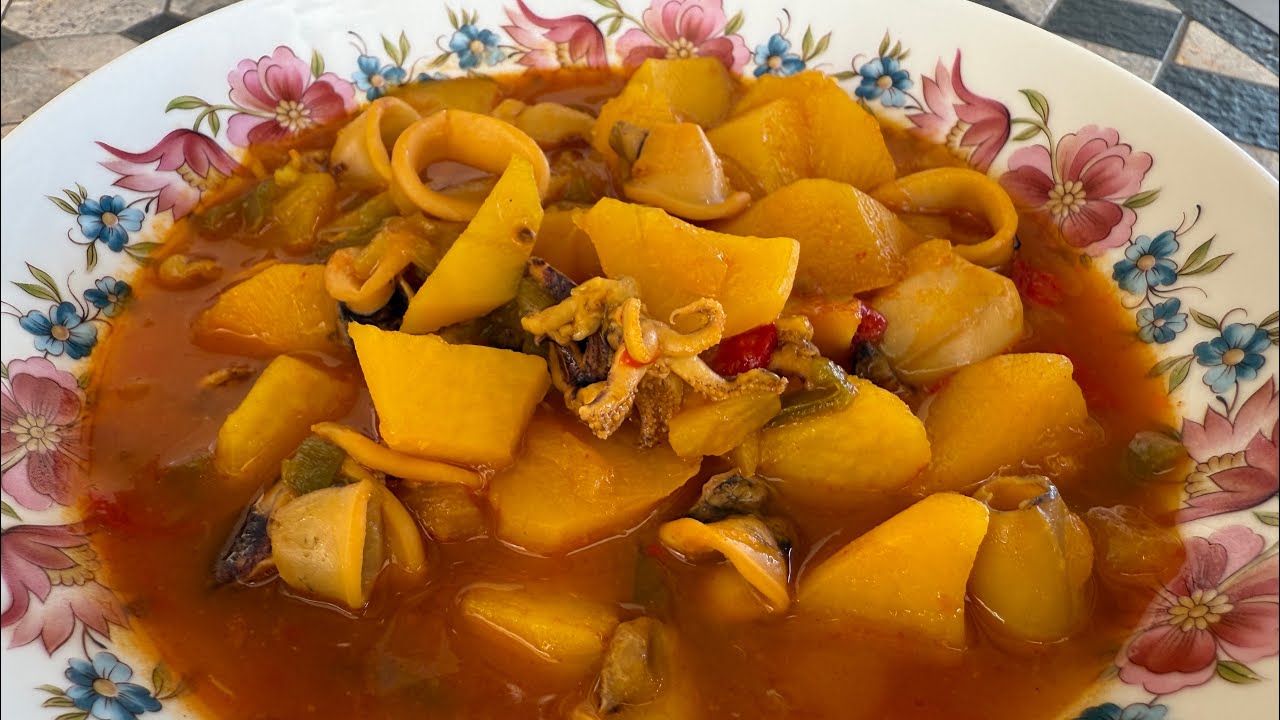 Guiso de calamares con patatas