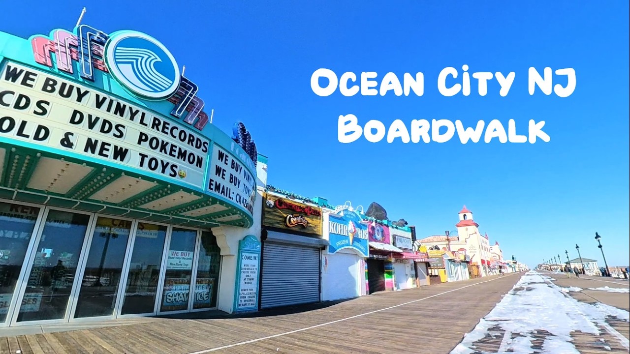 Ocean City NJ Boardwalk  #oceancity #boardwalk #fridaythe13th #valentinesday #winterday