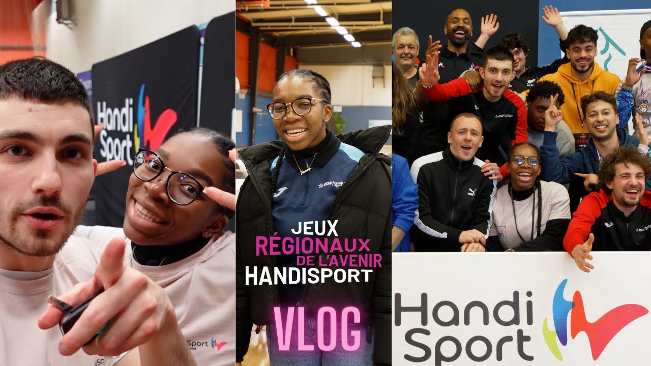 VLOG🎦 ⎟JEUX RÉGIONAUX DE L'AVENIR HANDISPORT ÎLE-DE-FRANCE👨🏾‍🦽💕