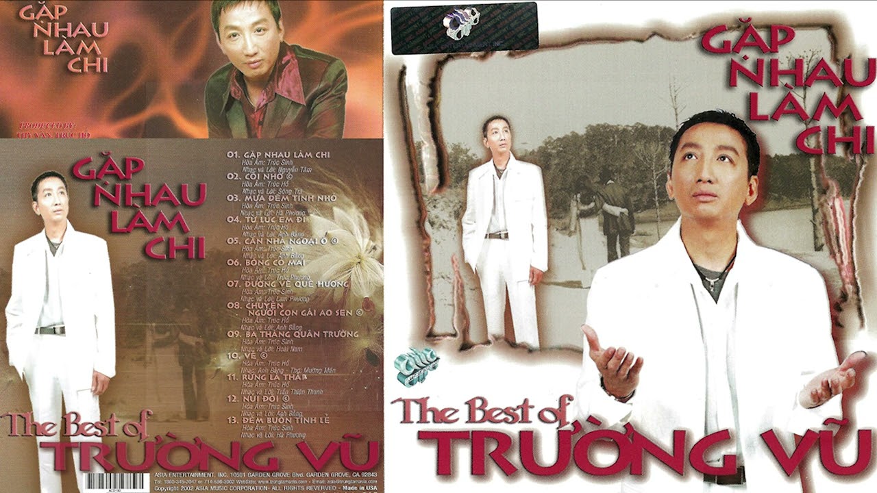 Asia CD 180 - The Best Of Trường Vũ ( Gặp Nhau Làm Chi )