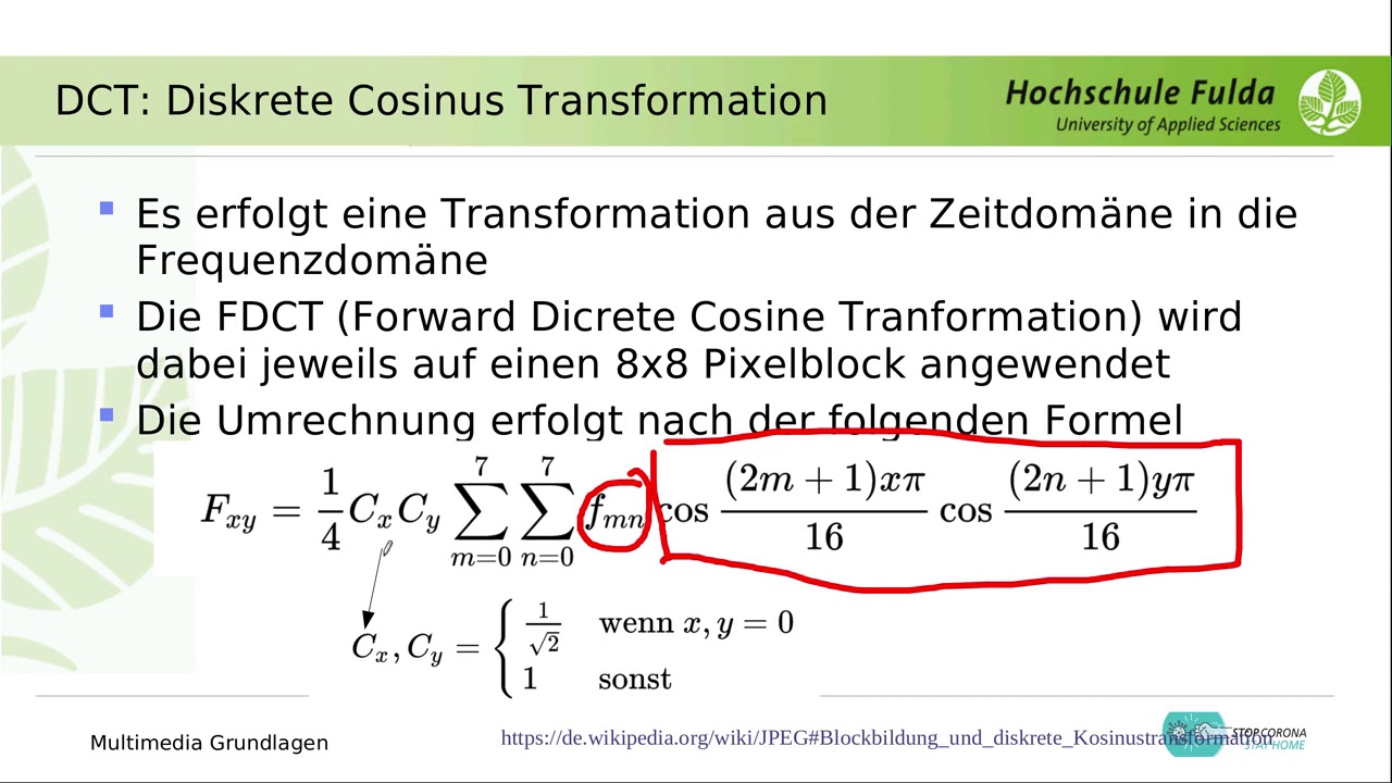 Einführung in die DCT, Teil1