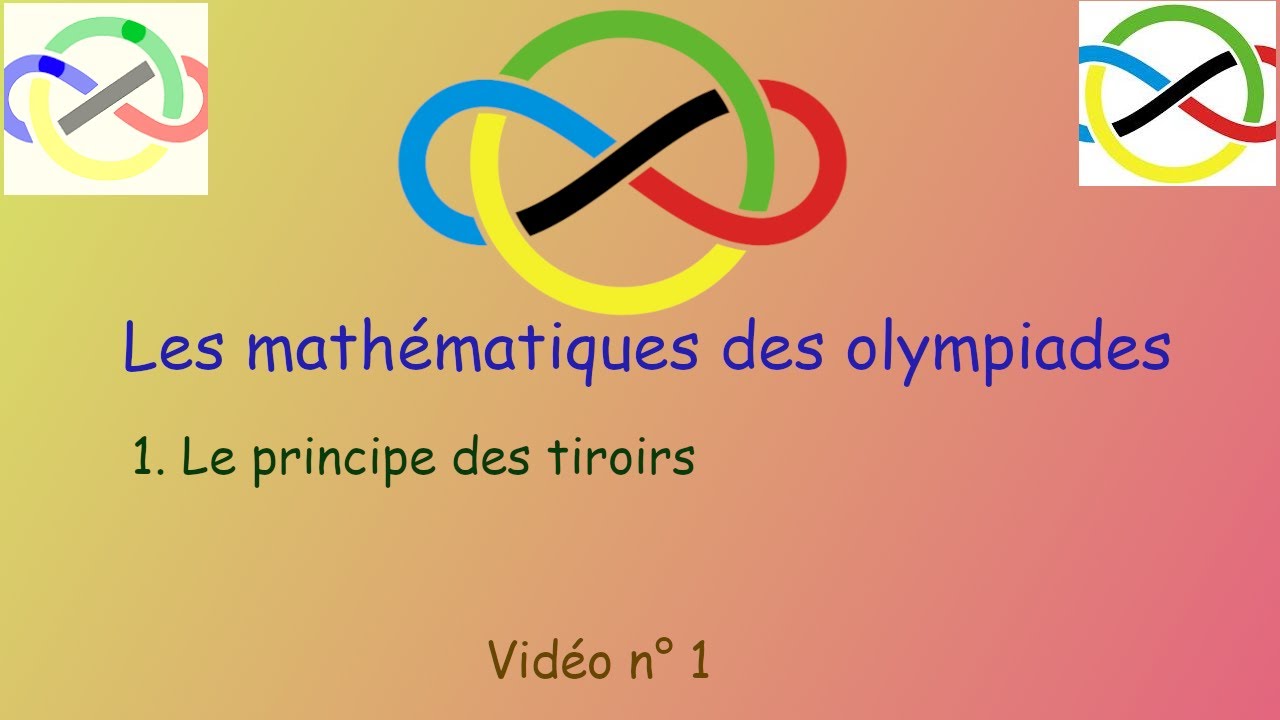 Vidéo 1 sur le principe des tiroirs