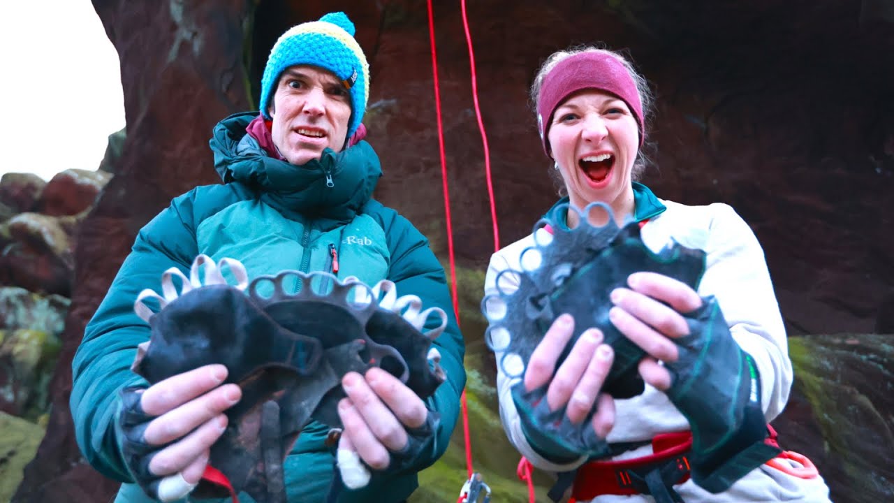Battle of Fists on Knarly Offwidth Climb [Ray’s Roof E7]