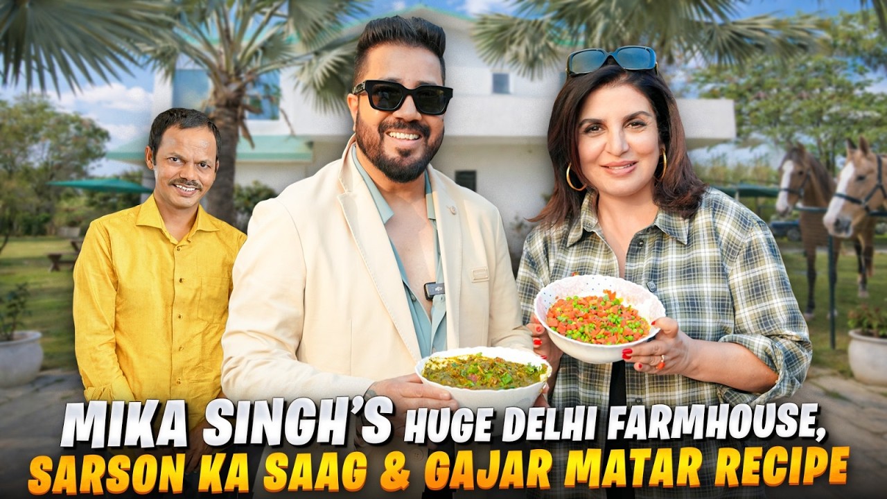 Mika Singh Ka 100 Acres Farmhouse.. With Gurudwara, Private Concert Space, Horses & Open Kitchen!