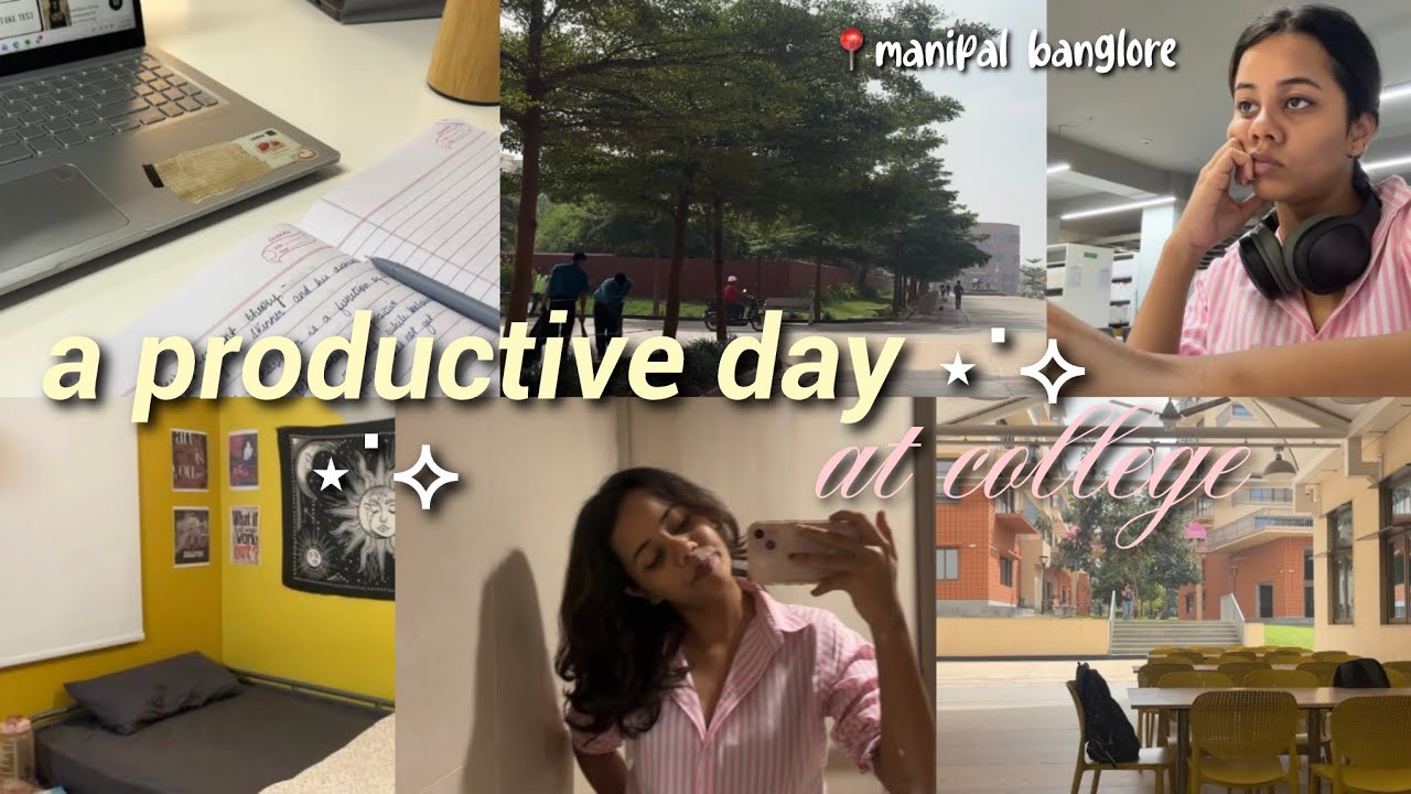 STUDY WITH ME *studying at library, cleaning and more*