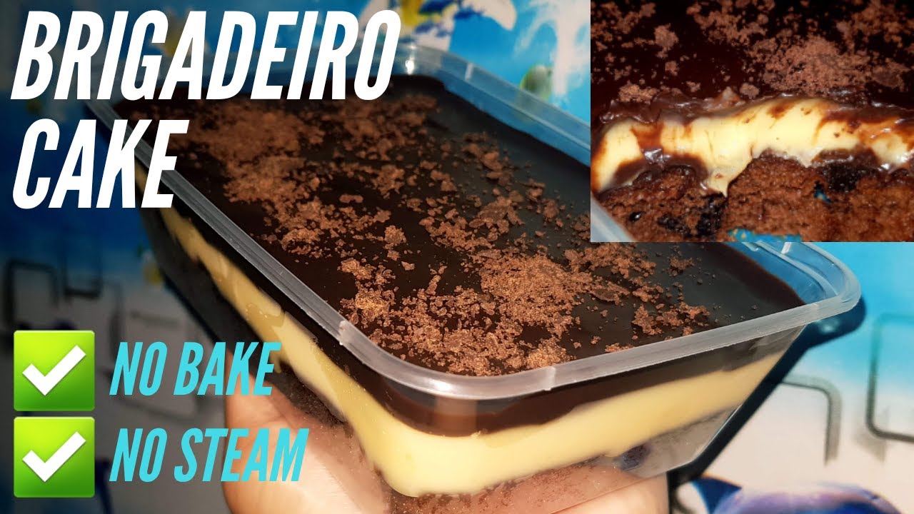 BRIGADEIRO CAKE | NO Bake & NO Steam | Easy Recipe
