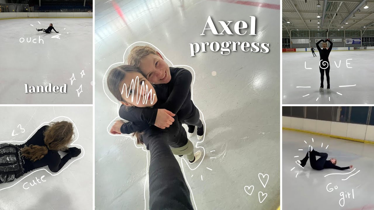 Axel progress: beginning to landing | figure skating