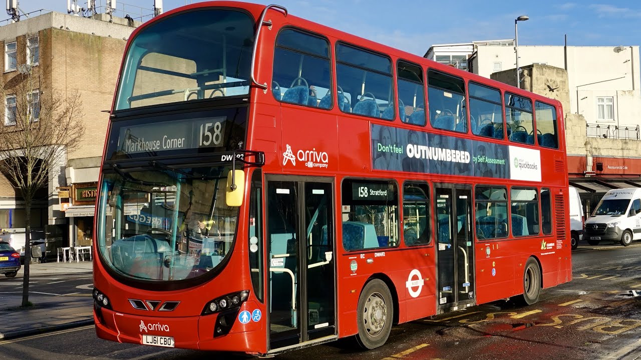 London Bus Route 158 - Chingford Mount to Stratford - Subtitles