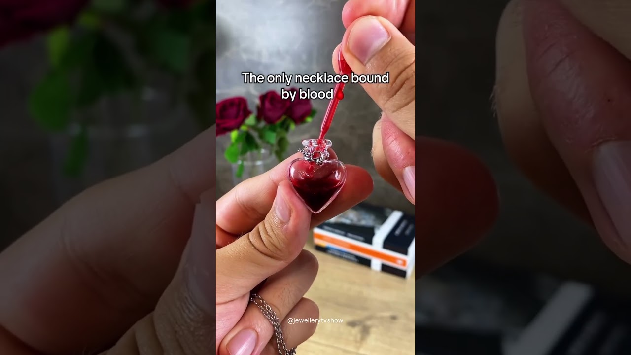 The only necklace bound by blood for silver chain  ❤️✨ |#jewellerytvshow |#jewellery