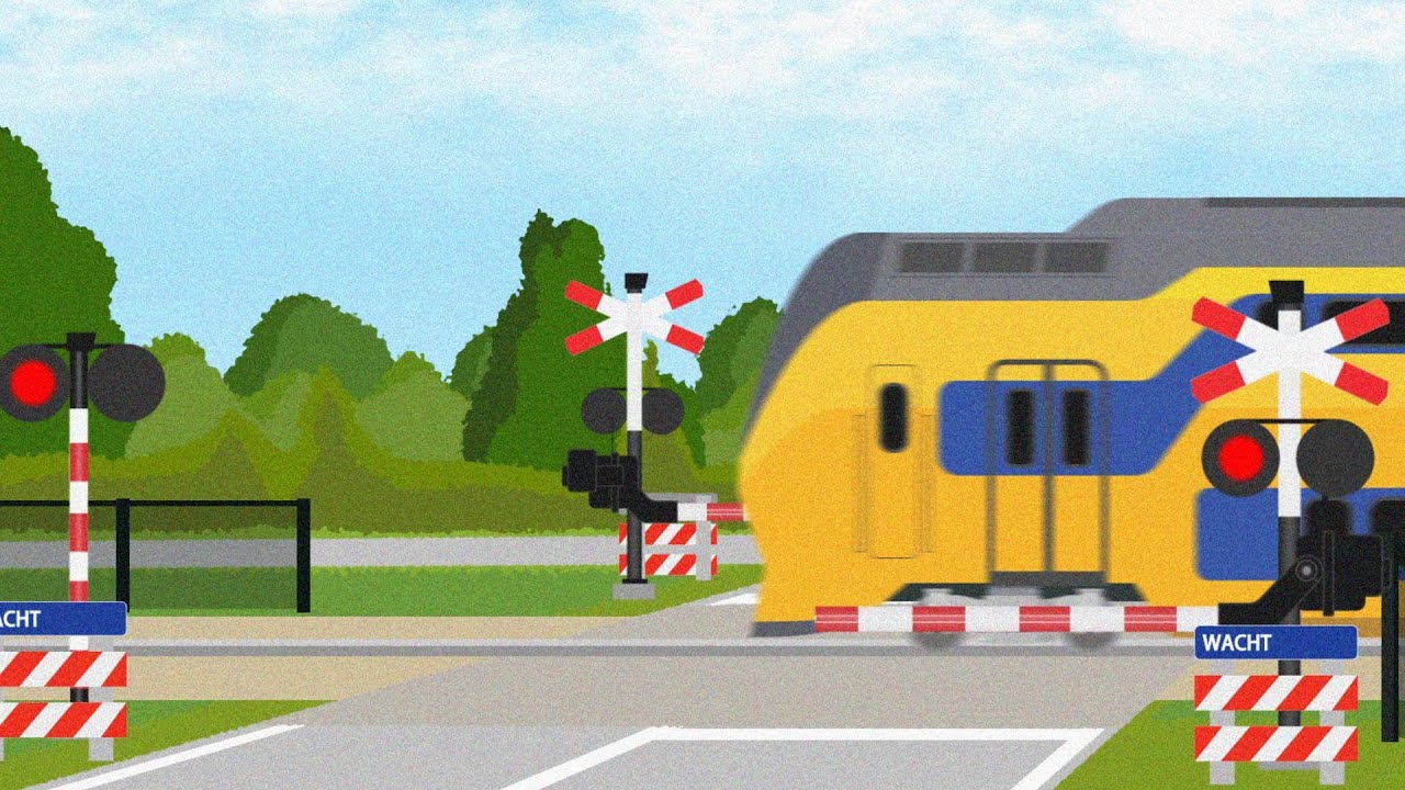 Spoorwegovergang // Dutch railroad crossing