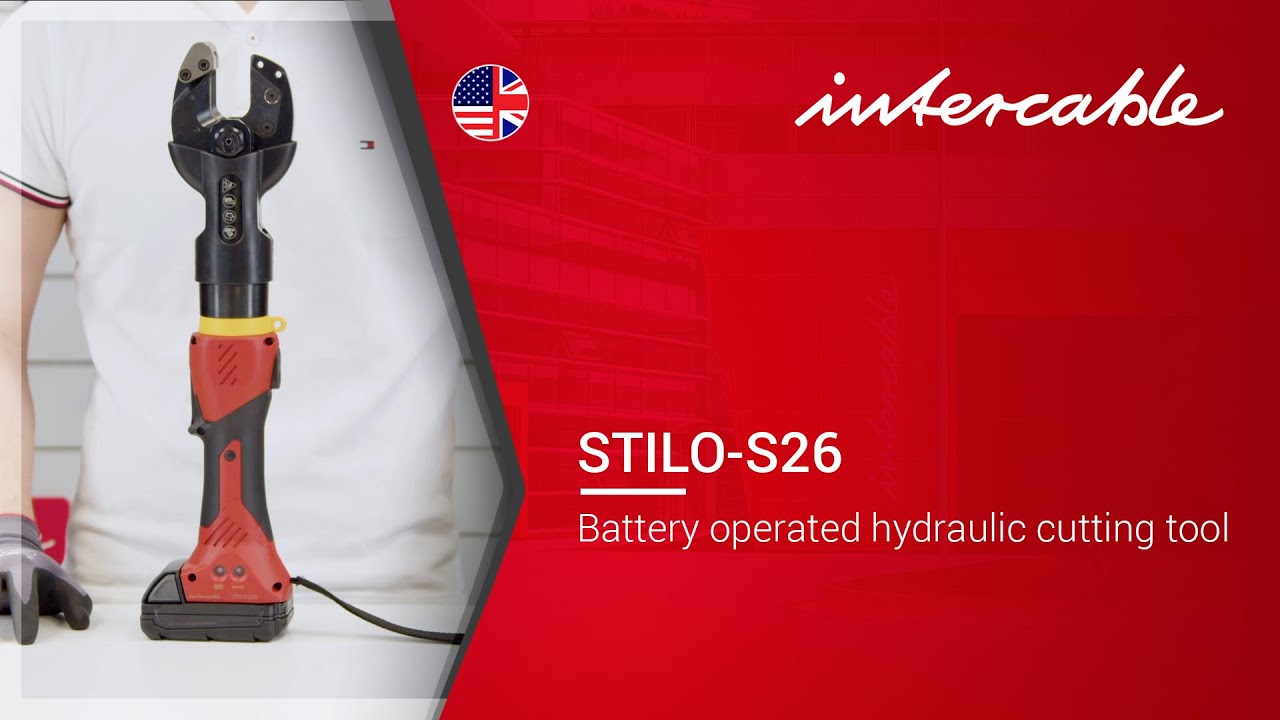 Application: STILO S26 Battery operated hydraulic cutting tool - INTERCABLE