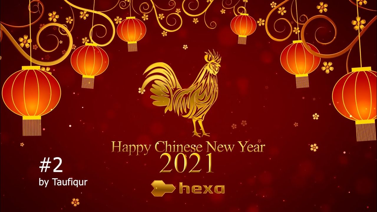 Chinese new year greeting video, greeting ecard, wish video, intro