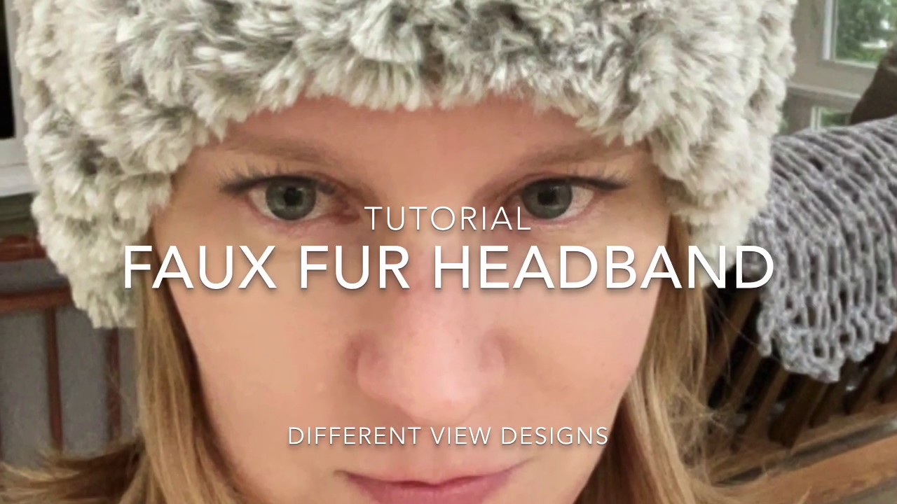 Faux Fur Headband Tutorial