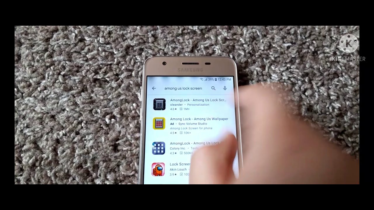 How to create an Among Us Lockscreen for Android phone