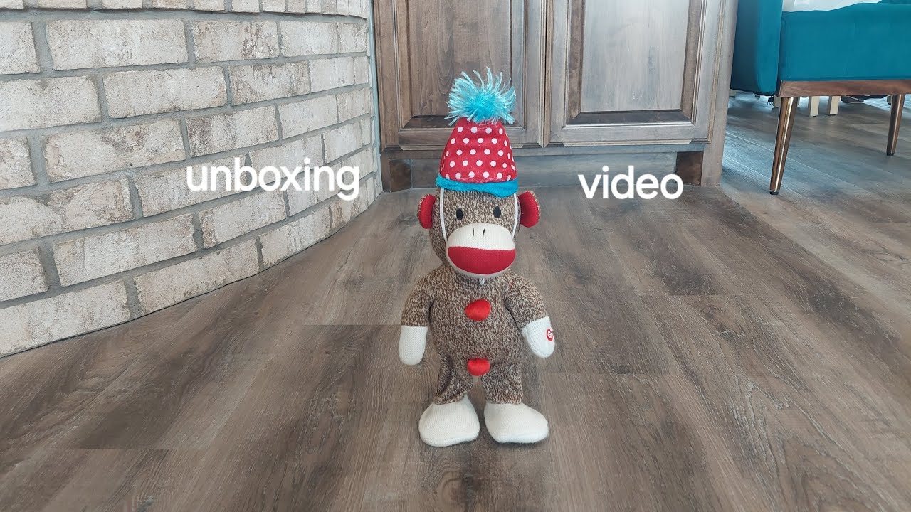 Gemmy hot stepper birthday sock monkey unboxing 