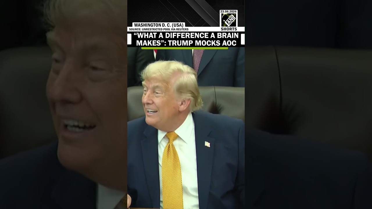 Trump mocks AOC by comparing her to JD Vance over Iran peace deal remarks at Monday presser
