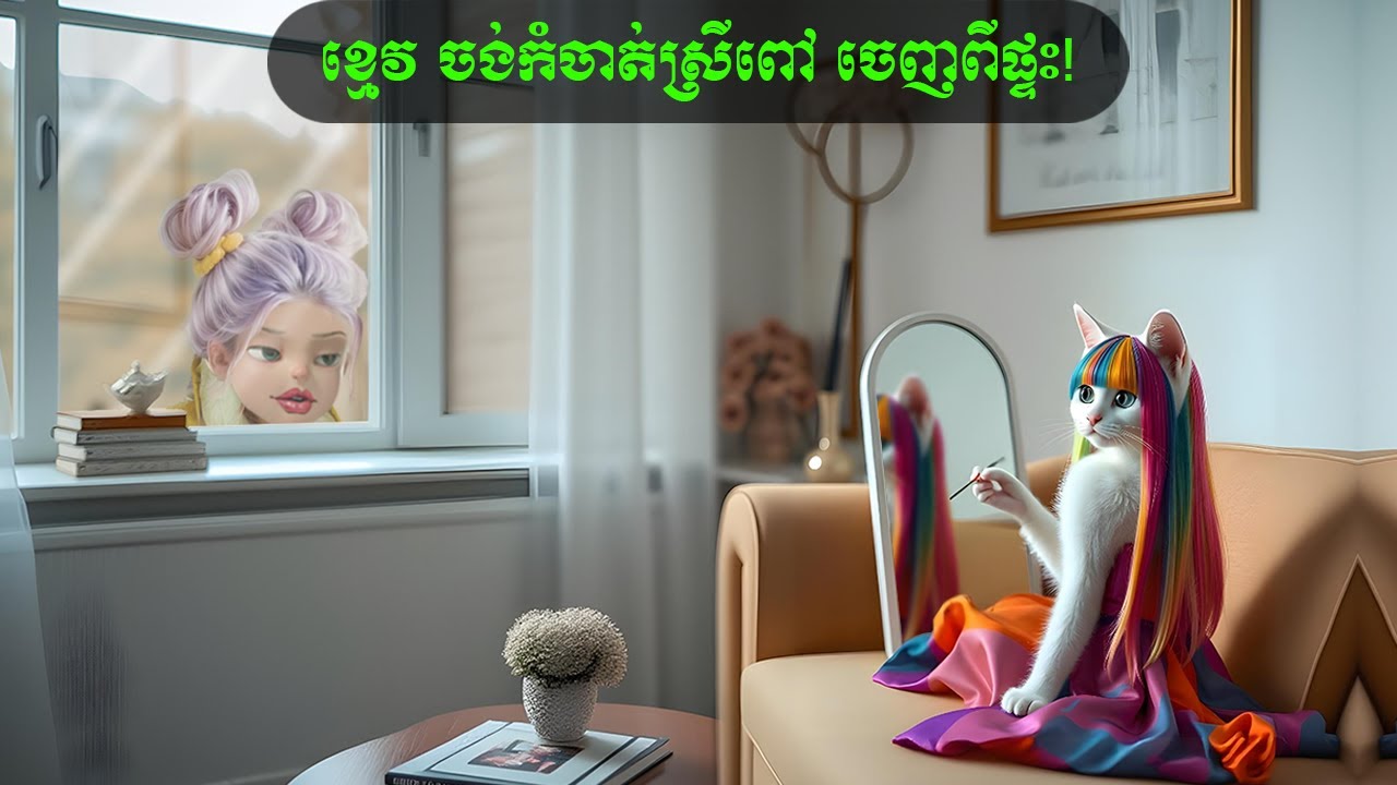 ខ្មេវ ចង់កំចាត់ស្រីពៅ ចេញពីផ្ទះ! (Yami)