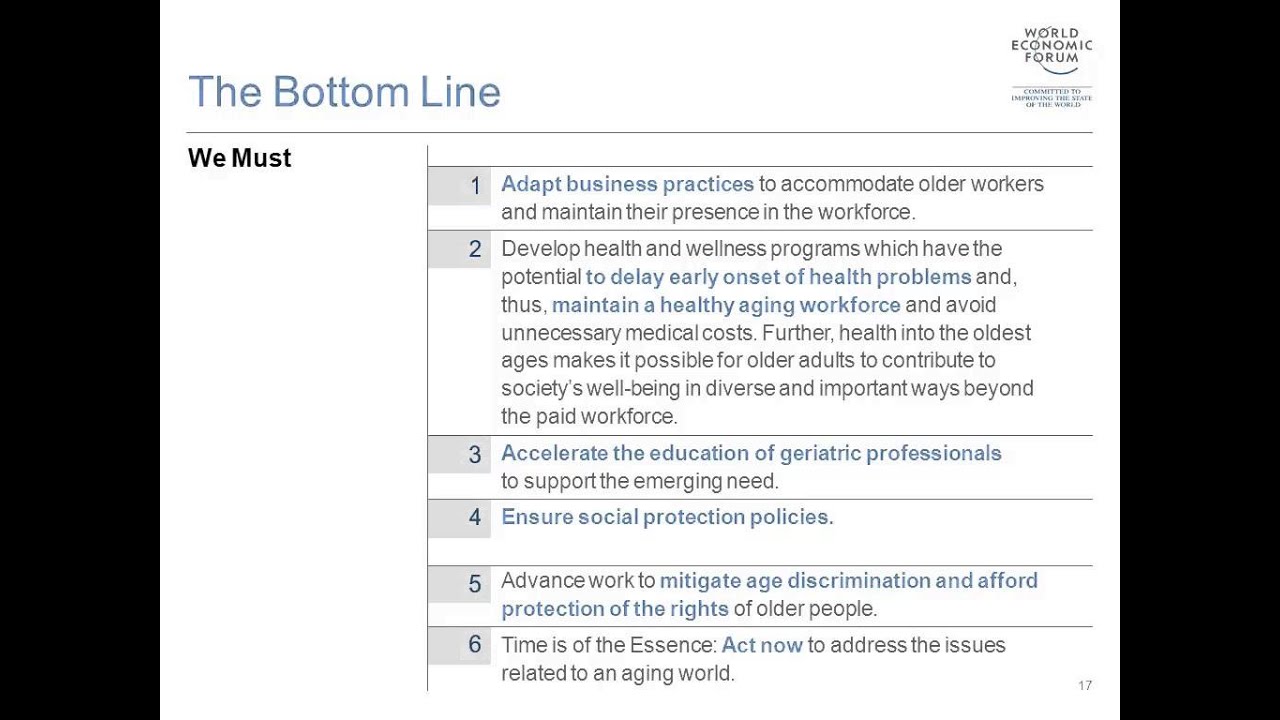 Global aging: key challenges, solutions & opportunities