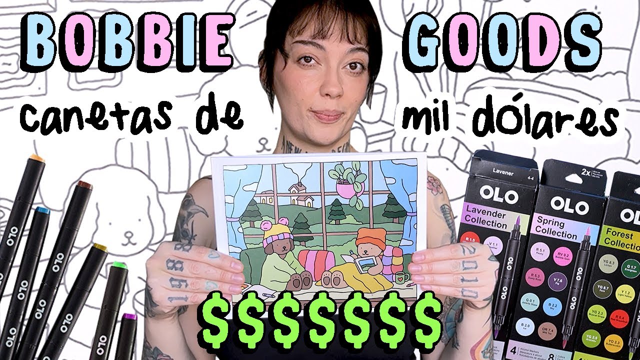 PINTANDO BOBBIE GOODS COM AS NOVAS CANETAS MAIS CARAS DO MUNDO - SERÁ QUE VALEM MIL DORES MESMO?