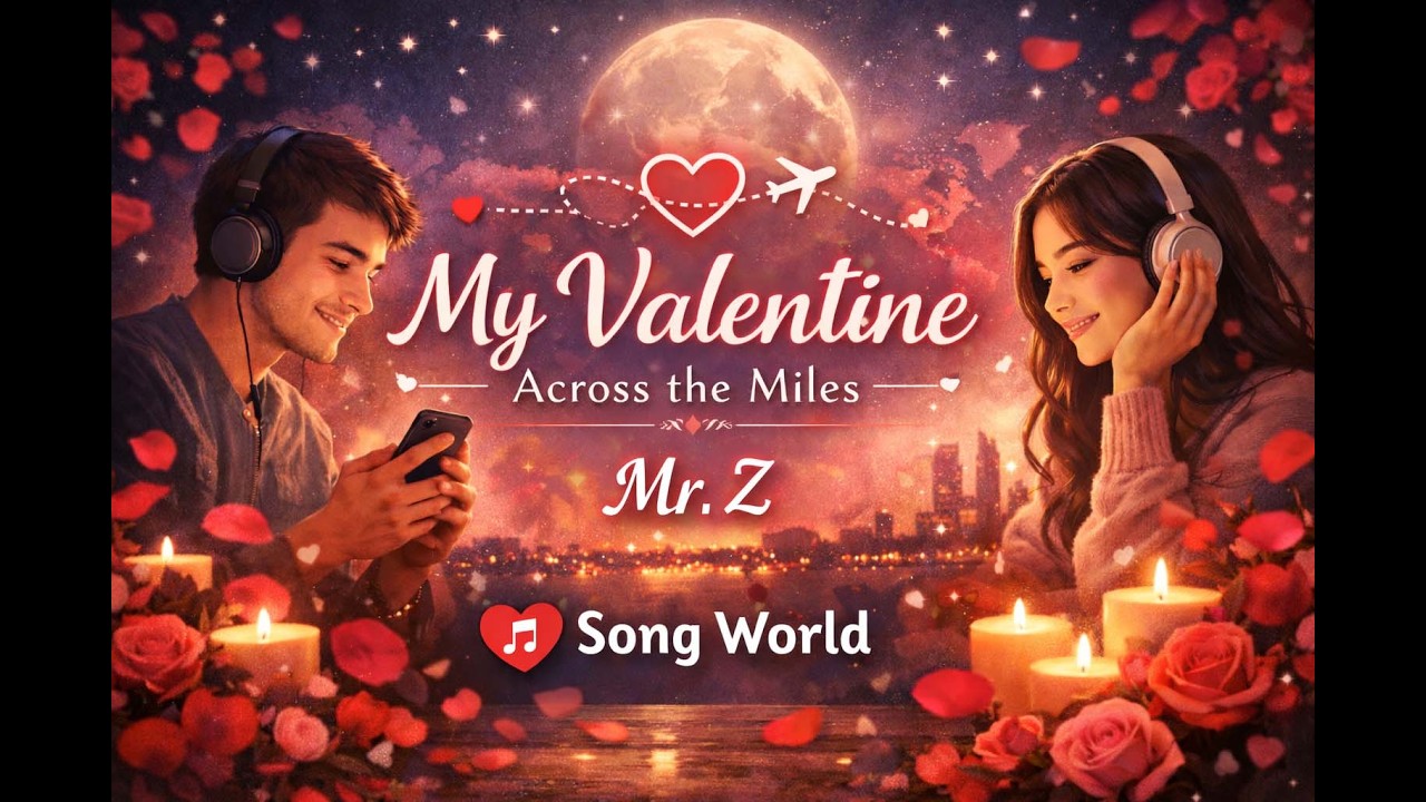My Valentine Across the Miles 💕 | Long Distance Love Song | Mr. Z