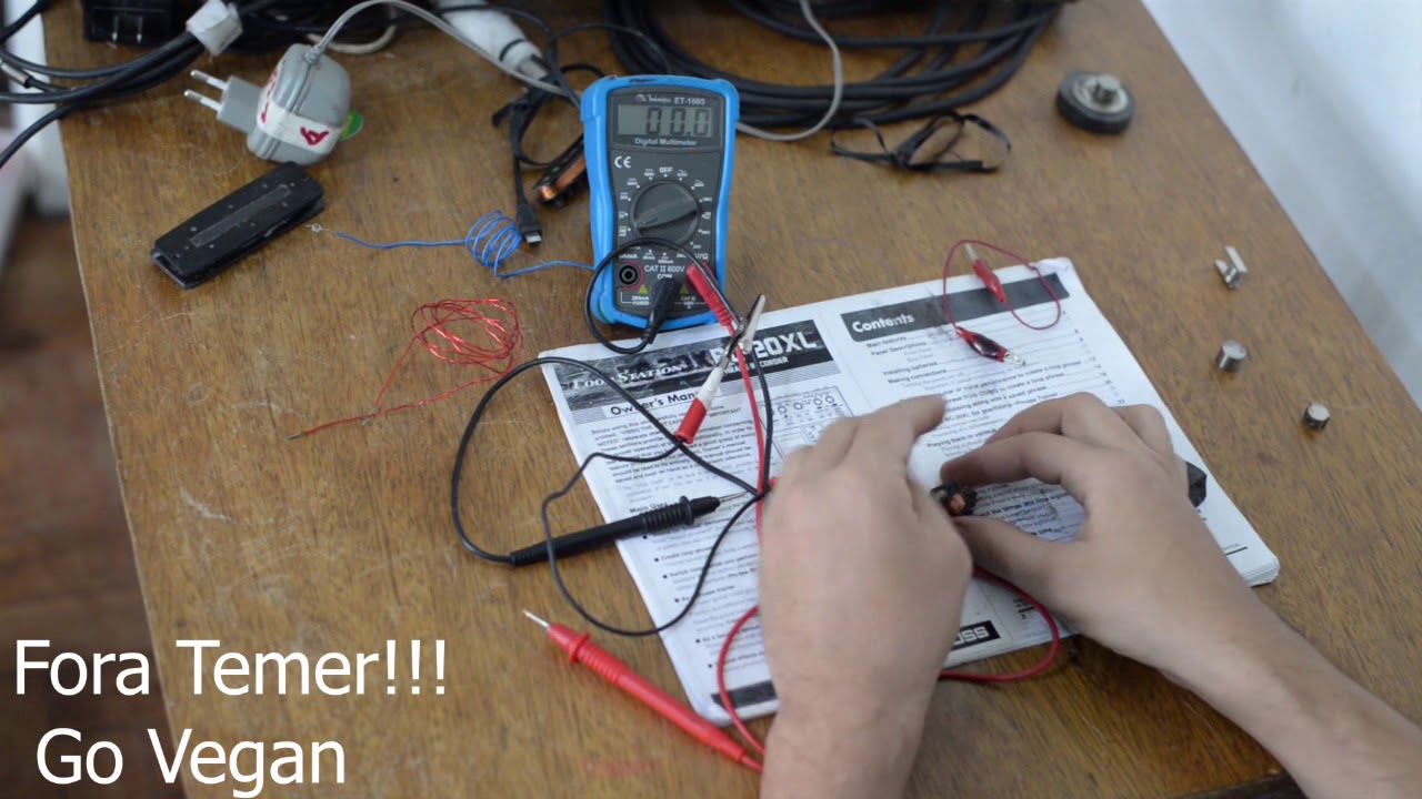 Como funciona um captador de guitarra. How work a guitar pickup