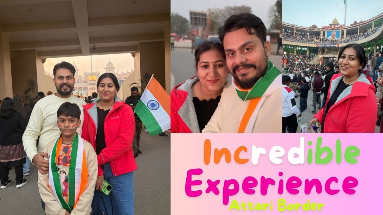 Wagah Border Fever: Family Roars at India’s Epic Retreat Show! 🇮🇳🔥