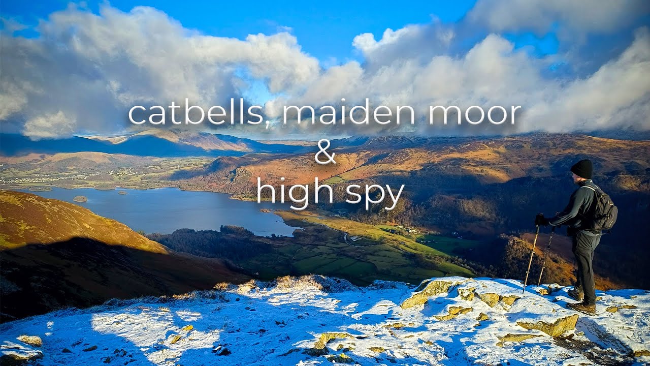 Catbells, Maiden Moor & High Spy in The Snow