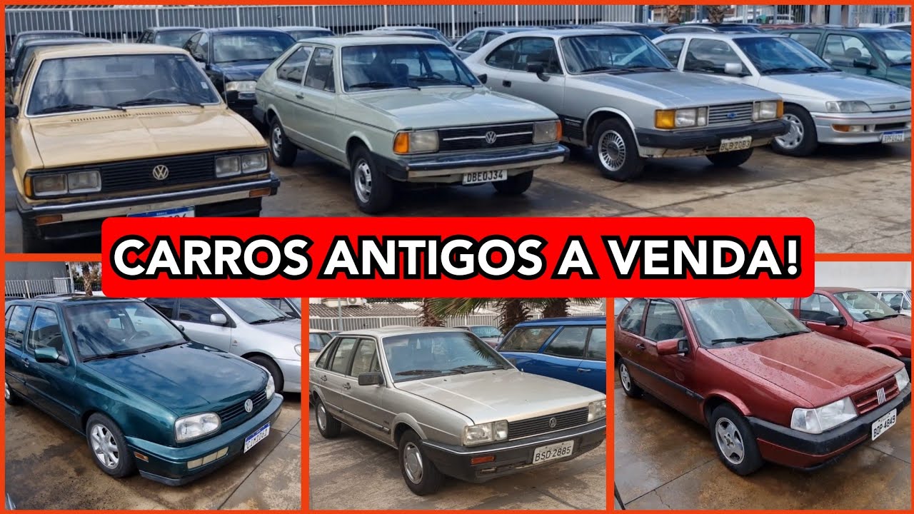 CARROS ANTIGOS A VENDA! 70s, 80s, 90s, 2000s!