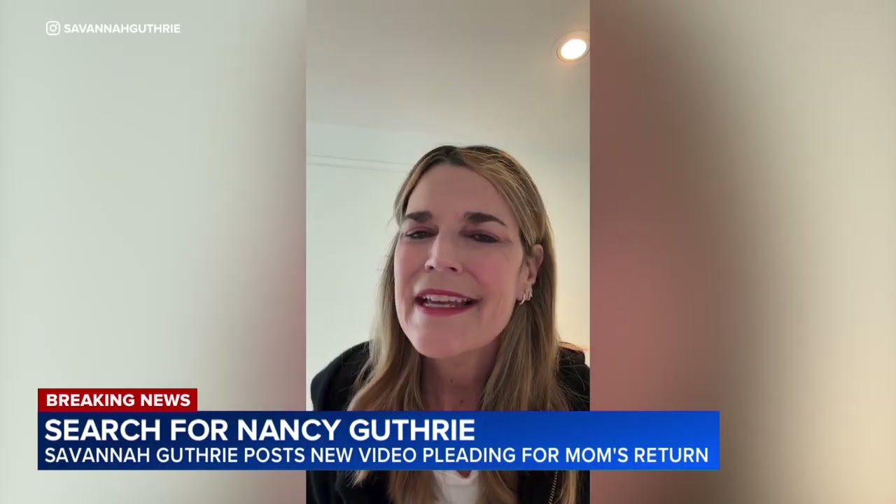 Nancy Guthrie latest: Savannah Guthrie pleads with public, 'We need your help'