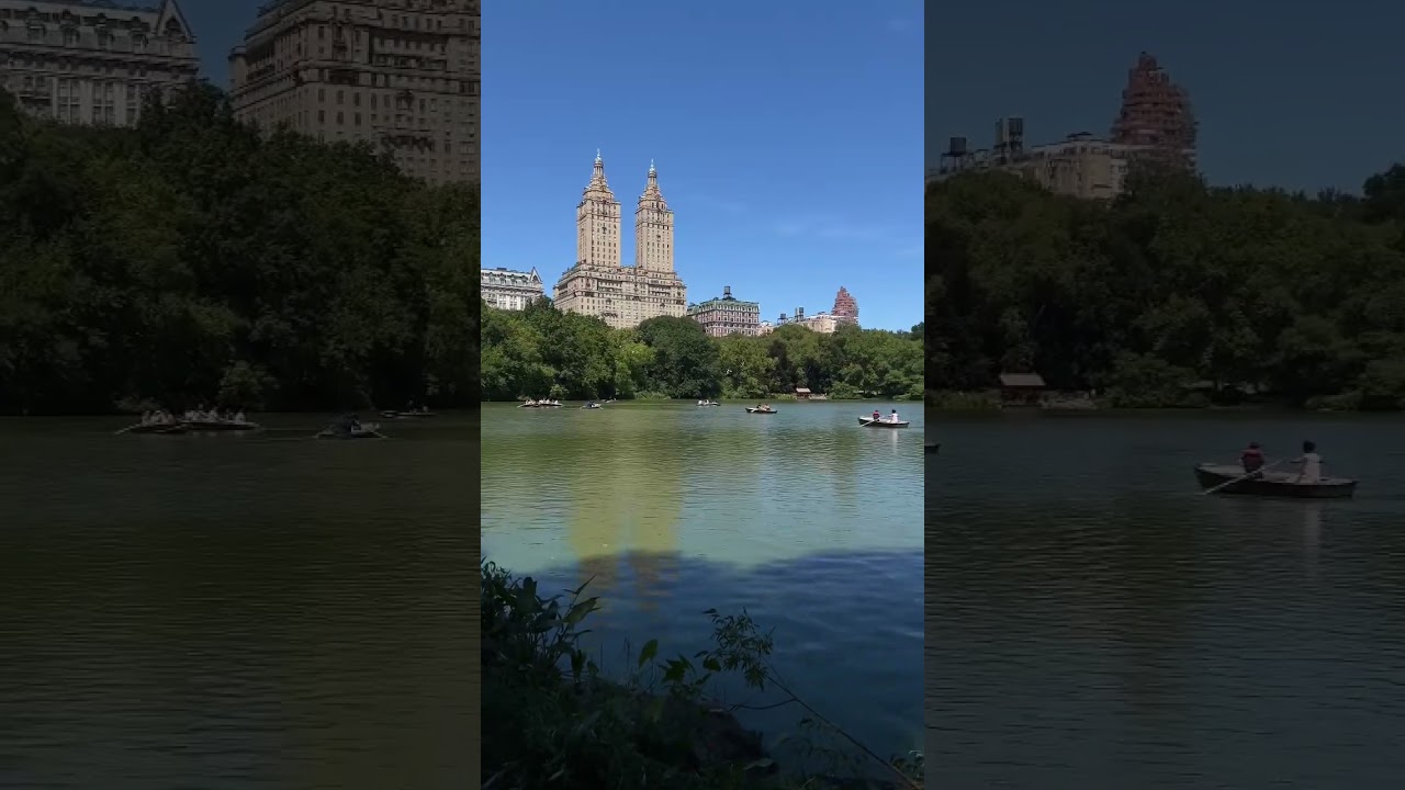 The Lake in Central Park, New York City, NY