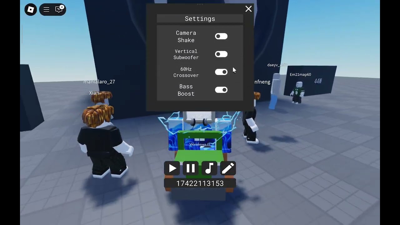 Roblox Giant subwoofer test