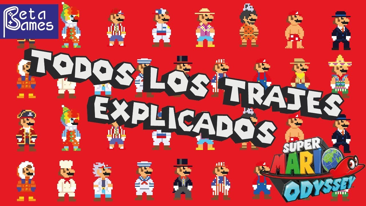 El origen de los trajes | Super Mario Odyssey en español