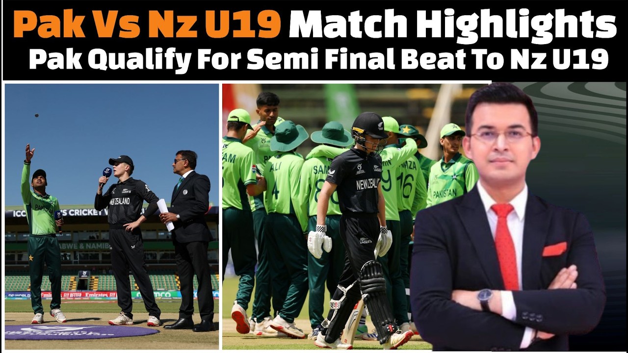 Pakistan Vs New Zealand U19 Match Highlights /  pak vs nz / U19 World Cup 2026.