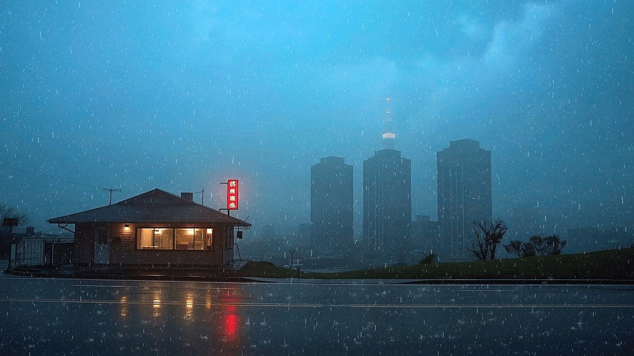 Midnight Rain in Tokyo 🌧️ Lofi Beats for Deep Focus, Study & Sleep