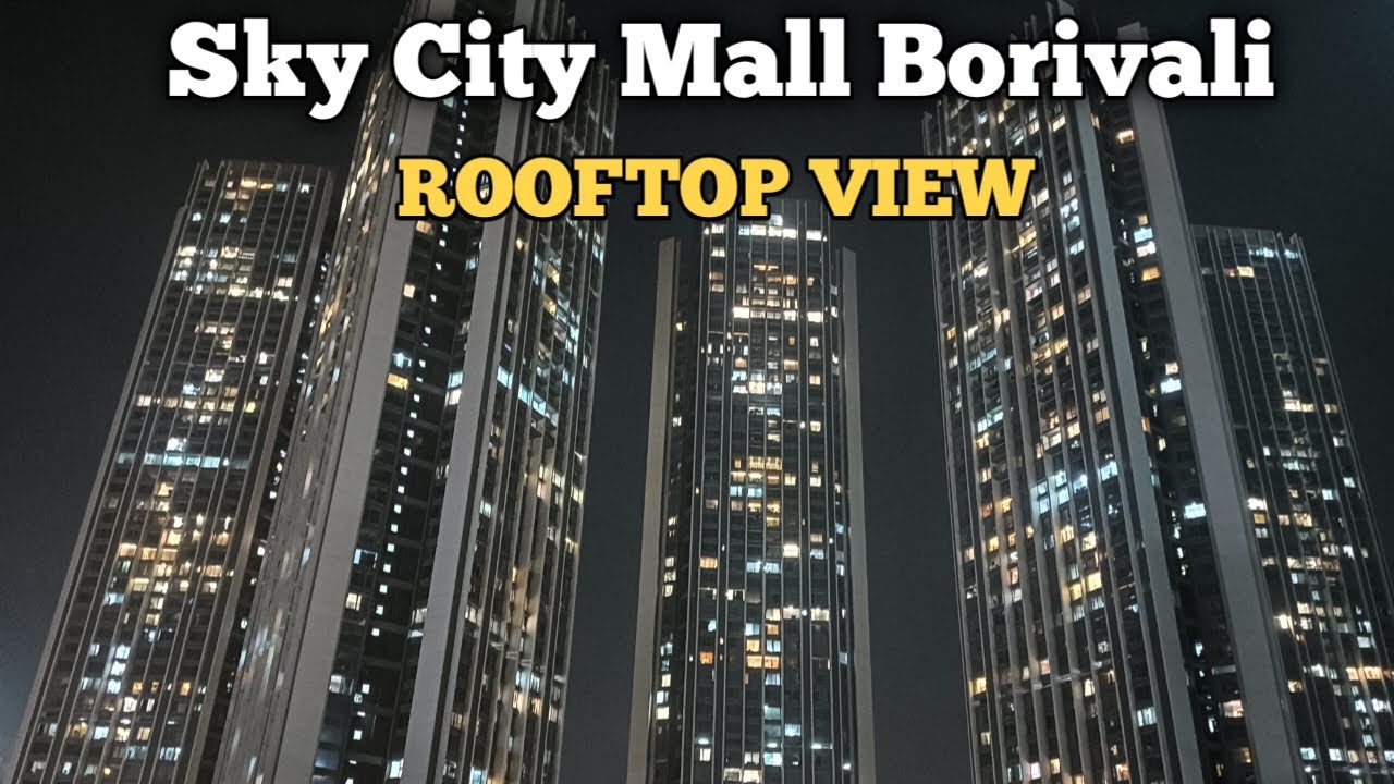 Sky City Mall Borivali 😲 Rooftop View | Mumbai ka Naya Hangout Spot.