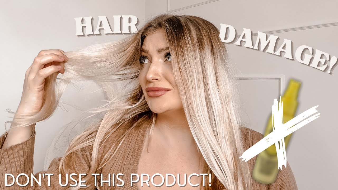 Hair Damage From Hair Lightening Spray & Bleach Damage Recovery | How To Repair Bleach Damaged Hair
